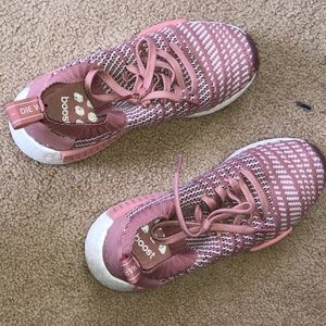NWOT adidas blush pink knit NMDs